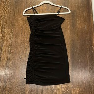 Black scrunch dress for teens - never worn - amazing condition